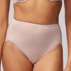 3 pair Women's High-Waisted Briefs - Pink, Blue, Black